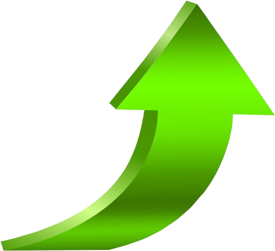 flèche verte pointant vers le haut