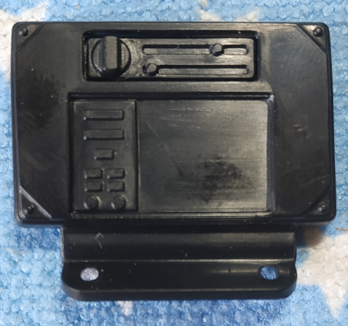 étapes 1 à 3, assemblage des commandes de climatisation sur la console centrale