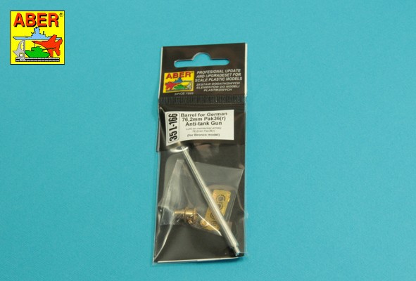 Fut de canon Allemand pour Canon antichar Pak 36(r) de 76,2mm kit Bronco Model au 1/35