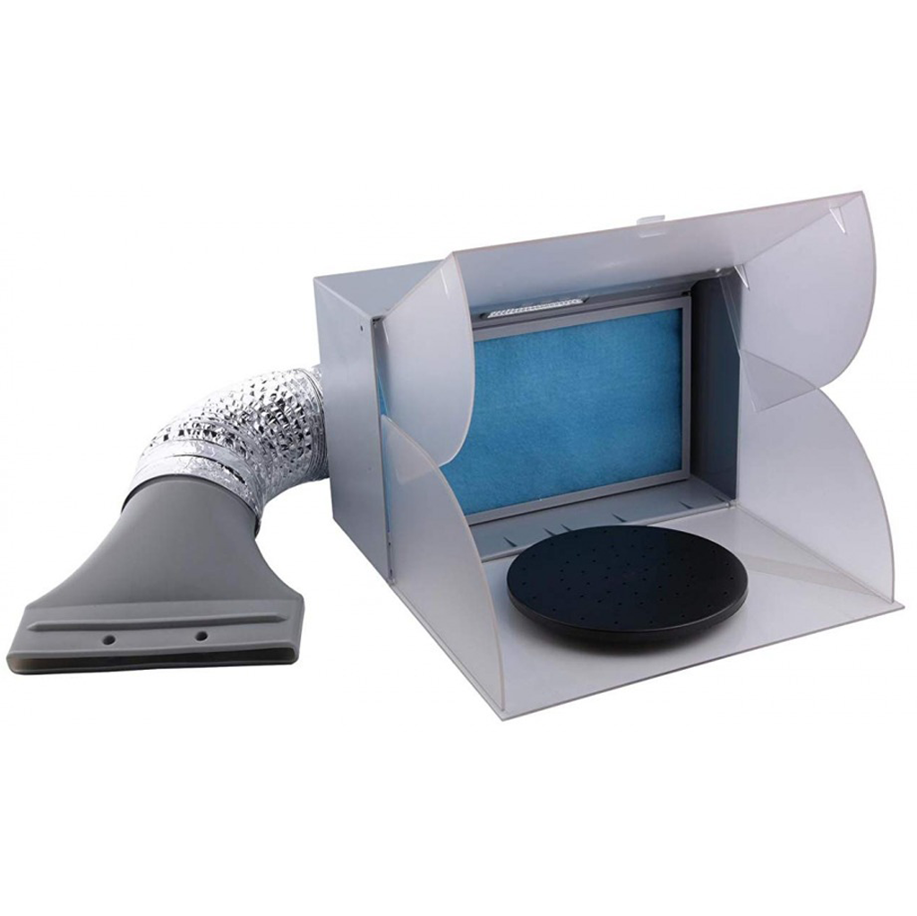 Cabine de peinture portable avec extraction