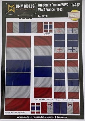 Drapeaux France WW2 au 1/48