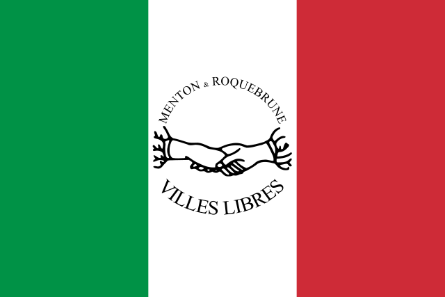 Drapeau des Villes libres de Menton et Roquebrune