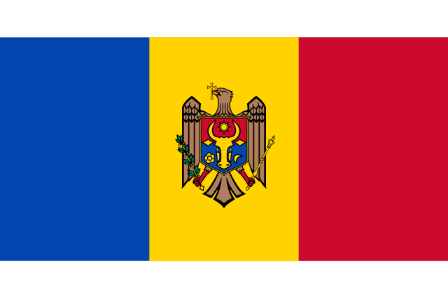 Drapeau de la Moldavie