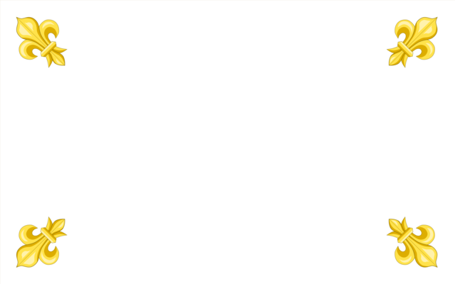 Un type de drapeau blanc du Royaume de France utilisé sous la Restauration