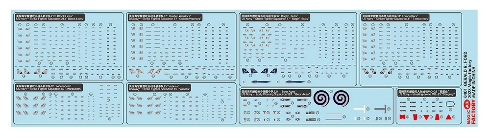 la 1e feuille de décalcomanies