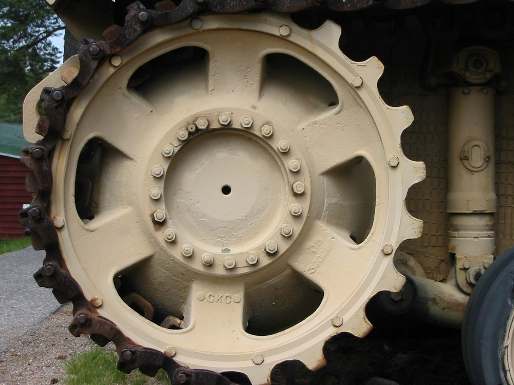 zoom sur le barbotin d'un Sturmgeschutz III