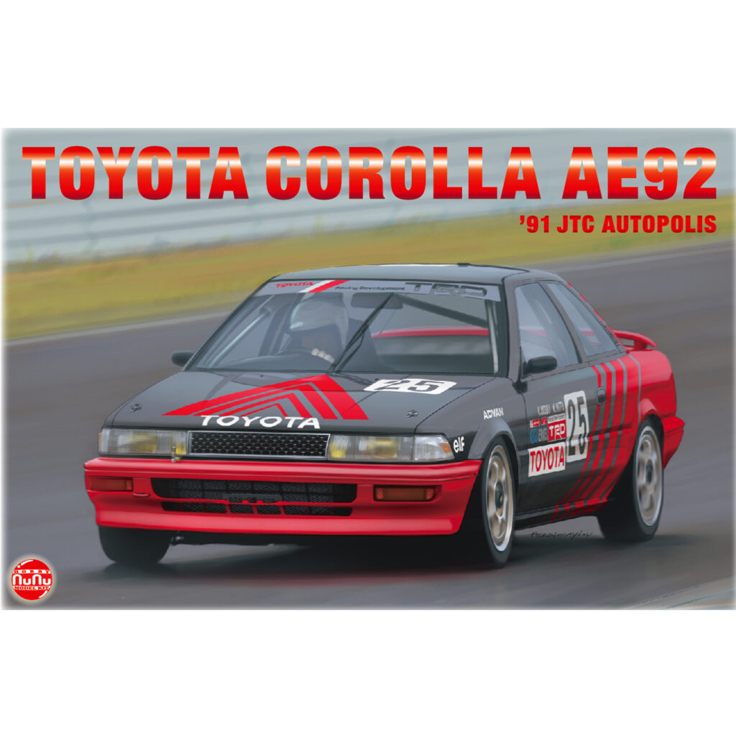 Toyota Corolla AE92 '91 JTC Autopolis au 1/24
