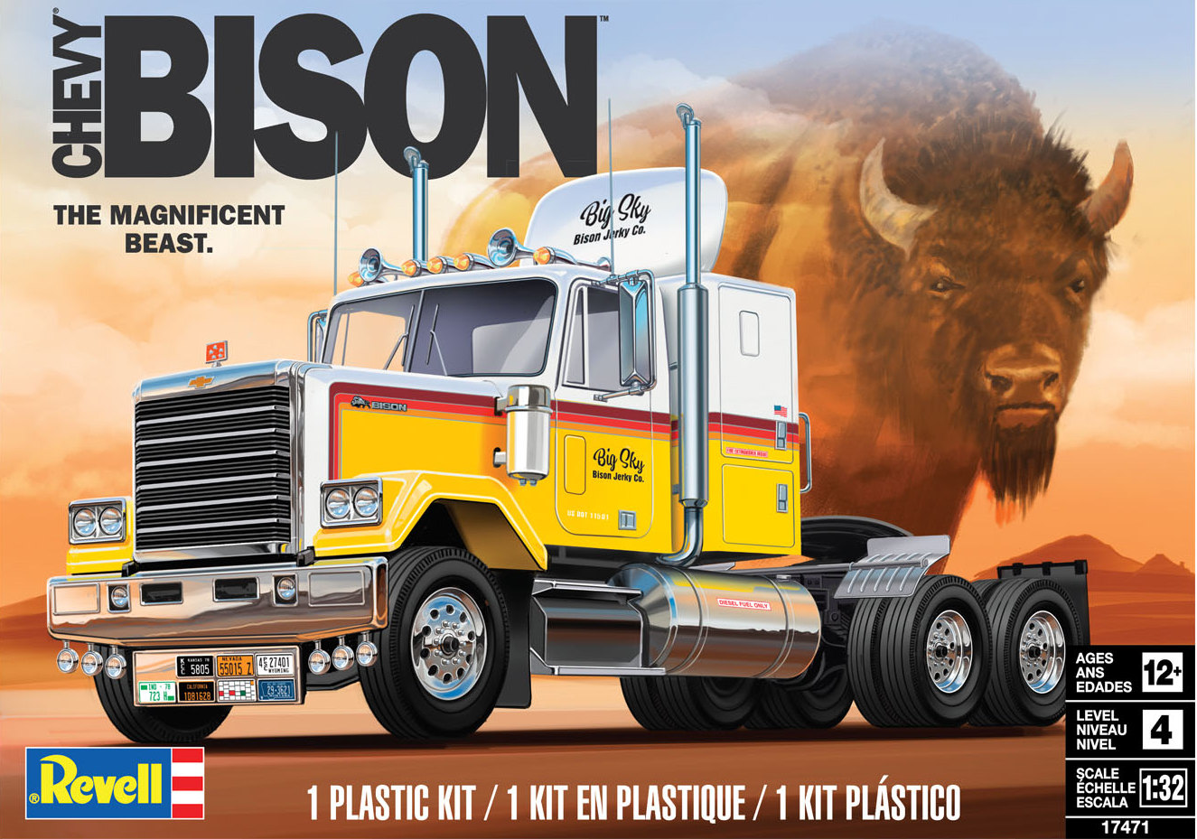 Chevy Bison Semi Truck au 1/32