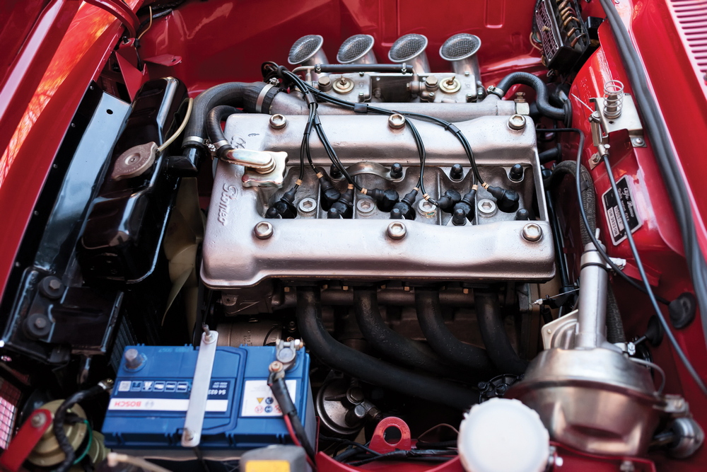 le moteur vu de gauche