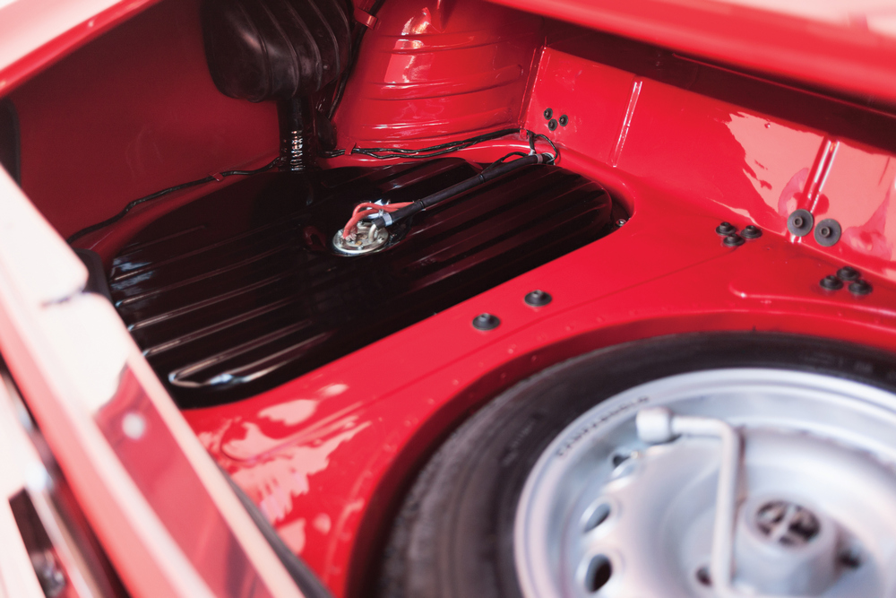 l'intérieur du coffre