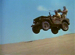 GIF de la Willys MB en plein action