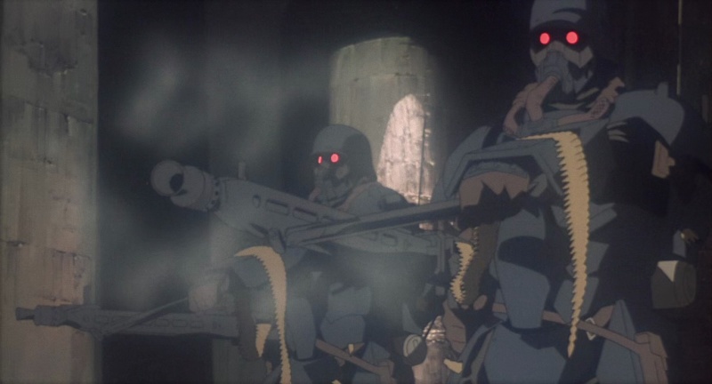 une MG 42 dans la série d'animation Jin-Roh, la brigade des loups