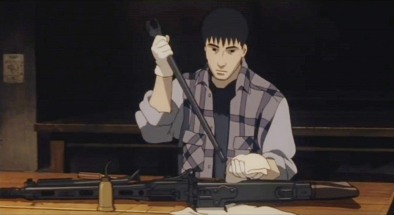 une MG 42 dans la série d'animation Jin-Roh, la brigade des loups