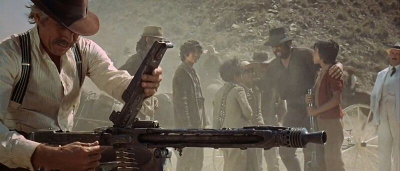 une MG 42 dans le film Une chance sur mille