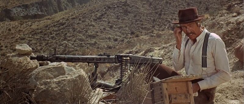 une MG 42 dans le film Une chance sur mille