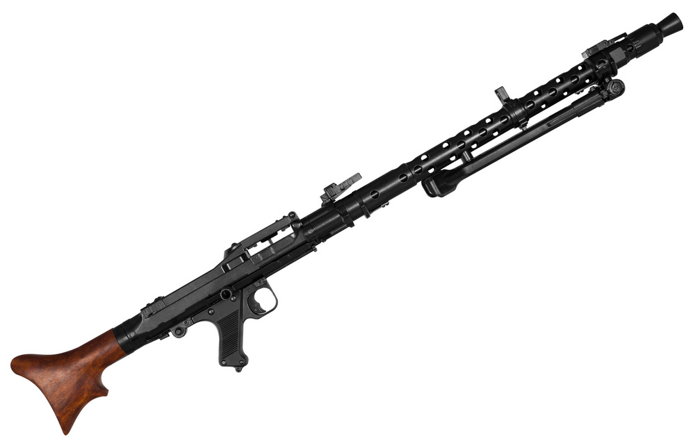 une mitrailleuse d'infanterie allemande MG34