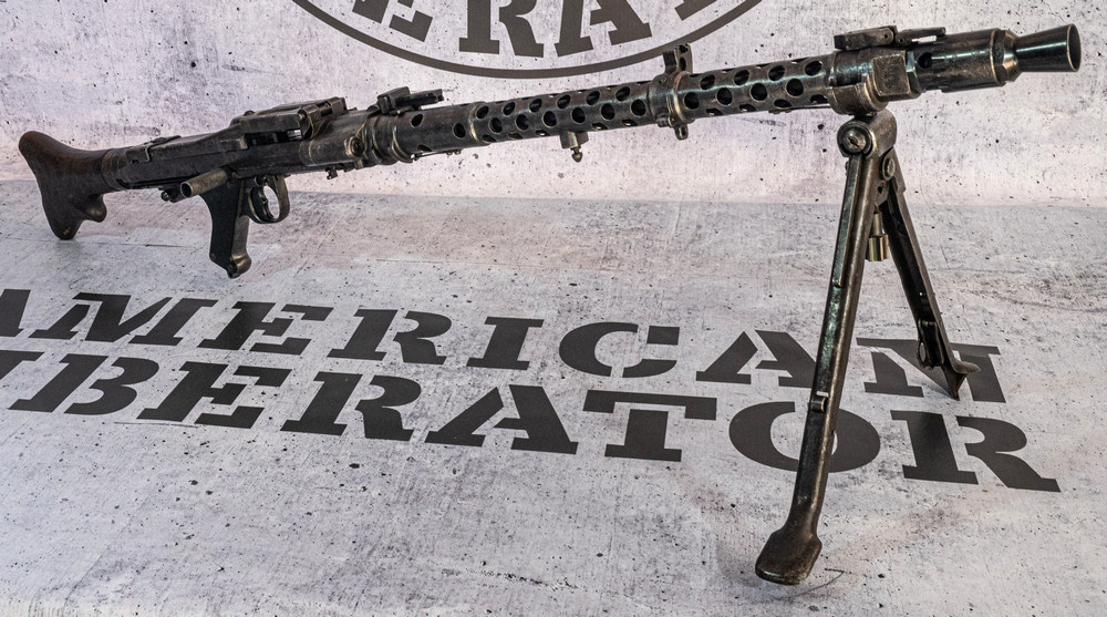 une mitrailleuse d'infanterie allemande MG34