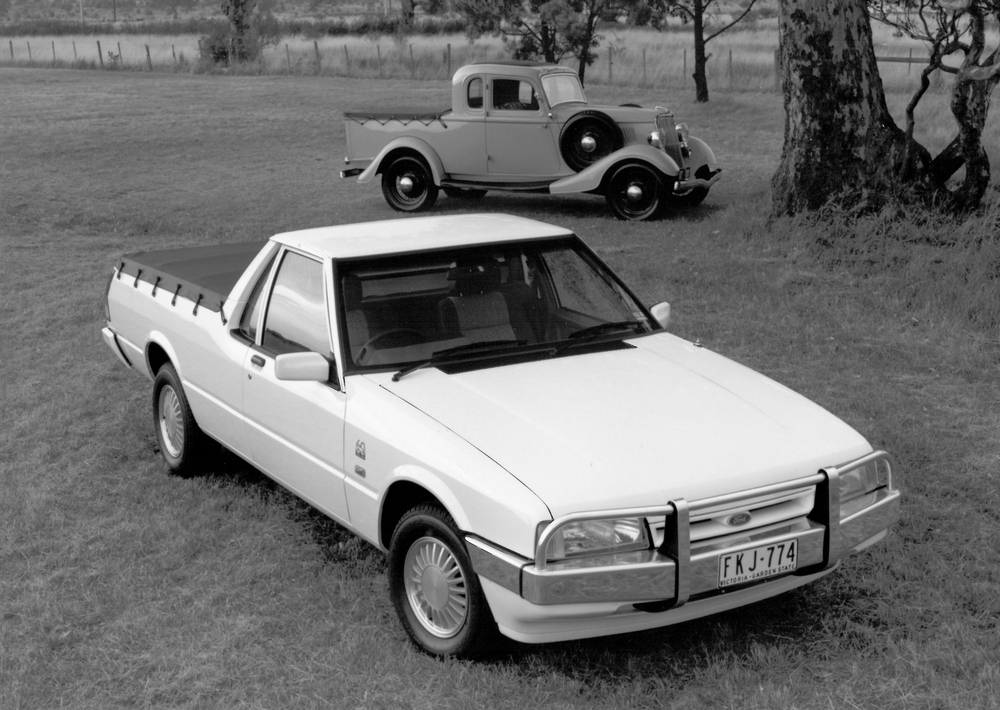 une Ford Falcon Longreach &laquo;&nbsp;60<sup>th</sup> Anniversary&nbsp;&raquo; Ute AU-spec (XG) 1994