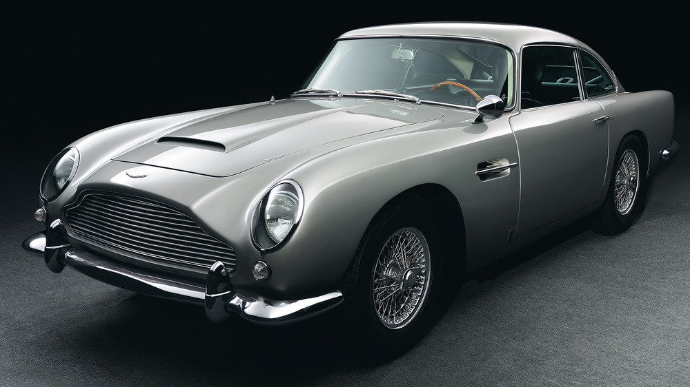 l'Aston Martin DB5 1963–65 vue de 3/4 avant gauche