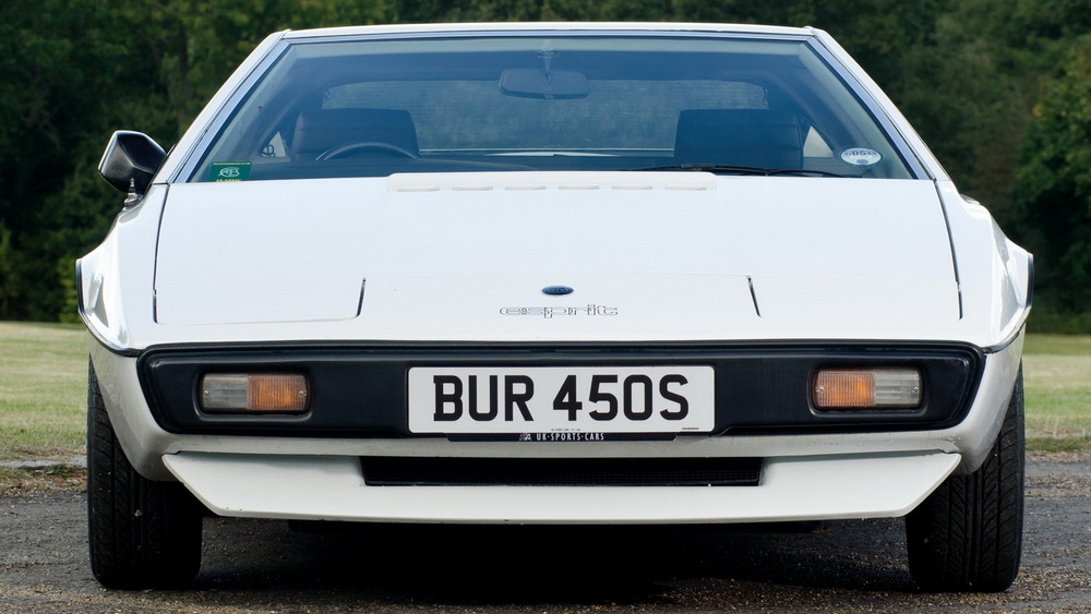 une Lotus Esprit (UK-spec) 1976–1978 vue de face