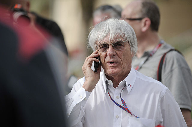 le portrait de Bernie Ecclestone