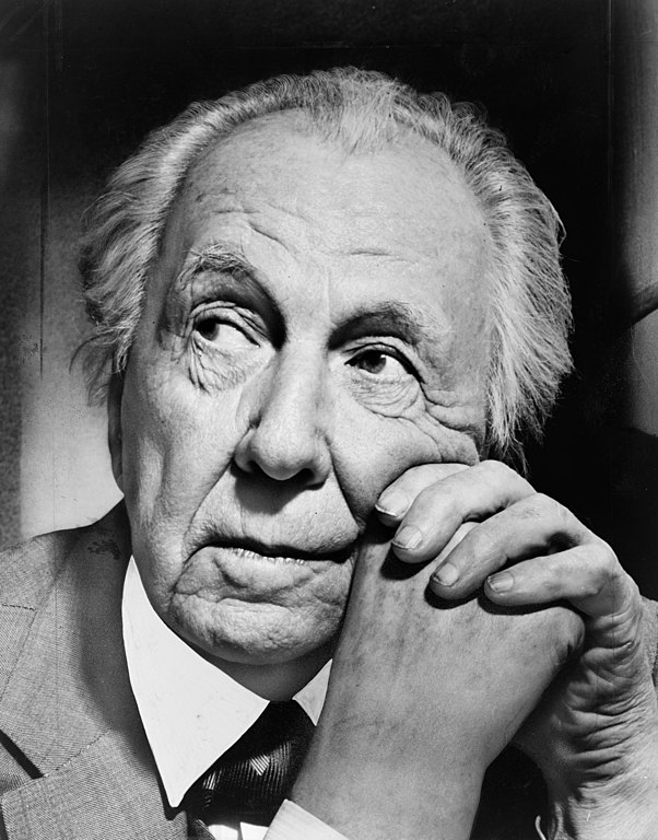 le portrait de Frank Lloyd Wright