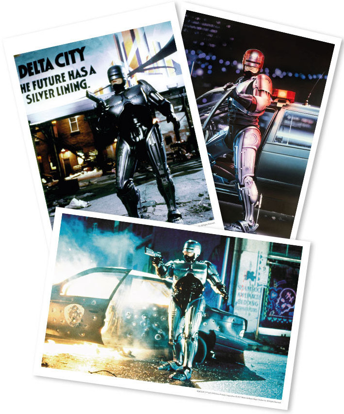 3 POSTERS DE ROBOCOP
