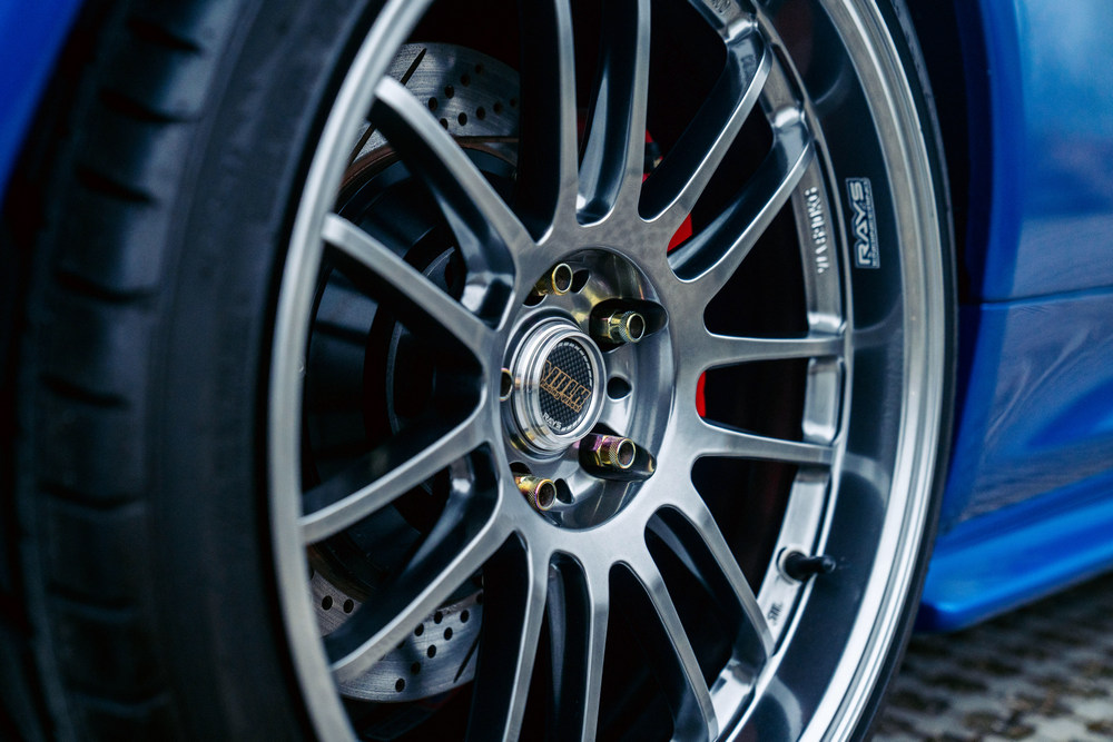 zoom sur une des roues