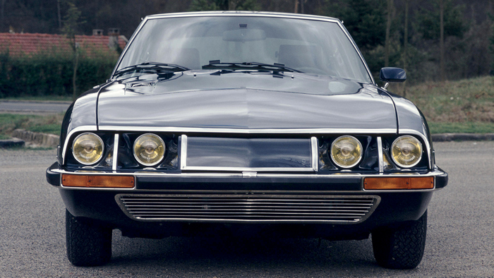 une Citroën SM US-spec 1973 vue de face
