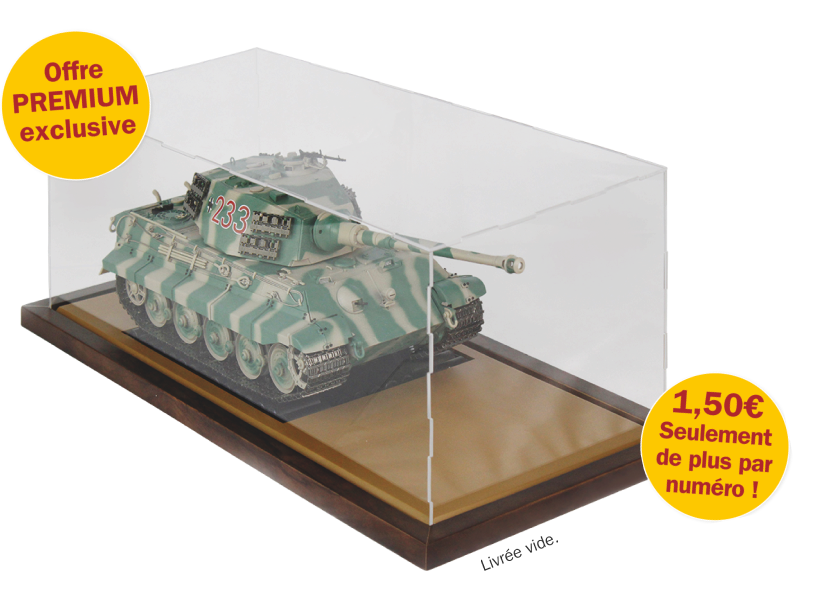 la vitrine présentée avec le char