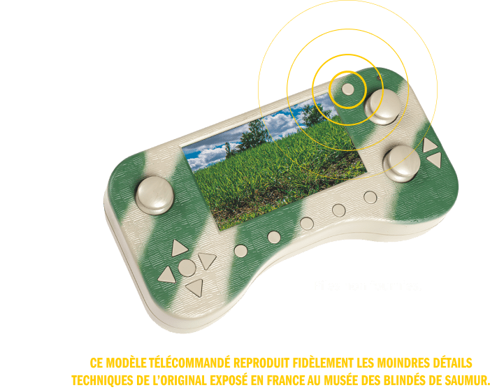 la radiocommande de la maquette