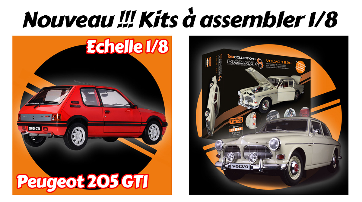 Nouveau !!! Kits à assembler au 1/8