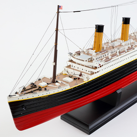 maquette vue de la poupe